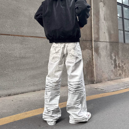 "GREY MUD" DENIM PANTS