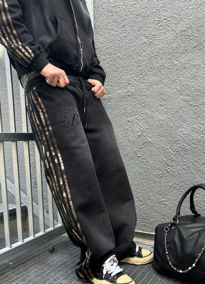"CAMO STRIPE" SWEATPANTS