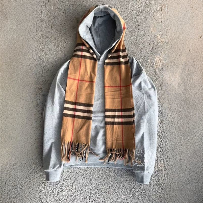 "Heritage-Wrap" Fusion Hoodie