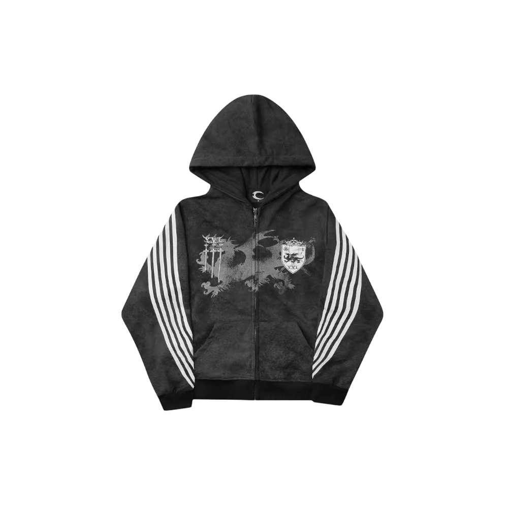"DRAGON EMBLEM" Zip-Up Hoodie