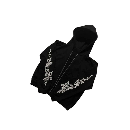 "TRIBAL ART" ZIP-UP HOODIE