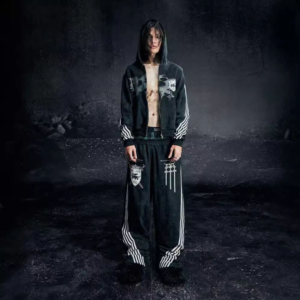 "DRAGON EMBLEM" Zip-Up Hoodie