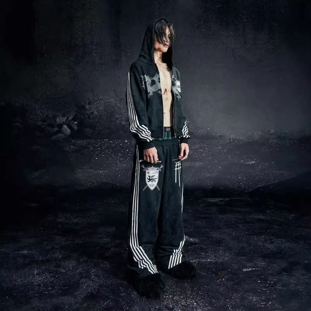 "DRAGON EMBLEM" Zip-Up Hoodie