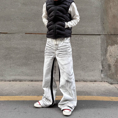 "GREY MUD" DENIM PANTS