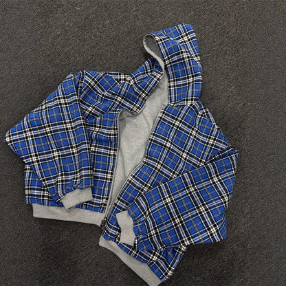 "Internal Glitch" Flannel Zip-Up