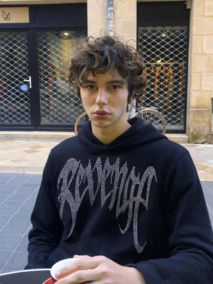 "Icy-Vengeance" Rhinestone Hoodie