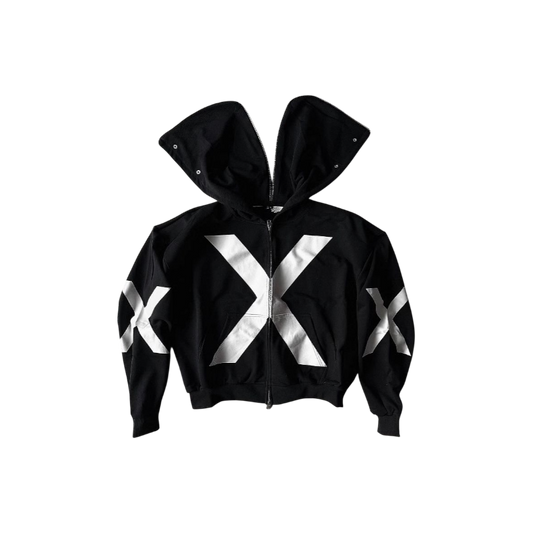 "X-GEN" Cyber Split Hoodie