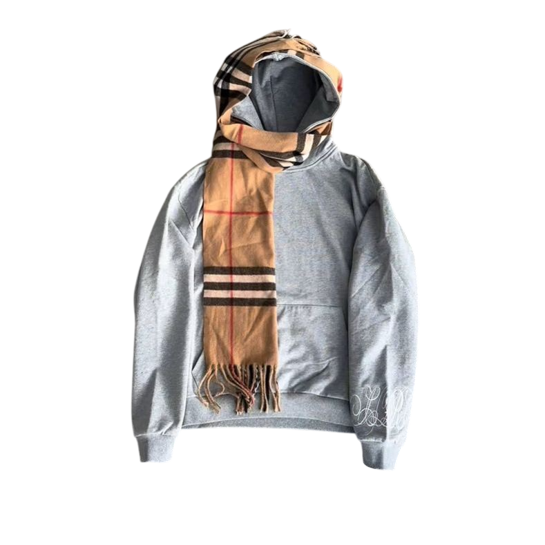 "Heritage-Wrap" Fusion Hoodie