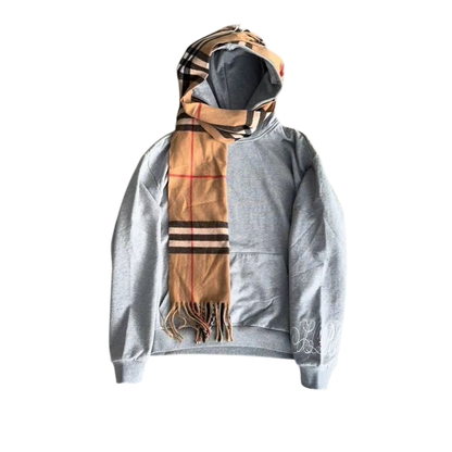 "Heritage-Wrap" Fusion Hoodie