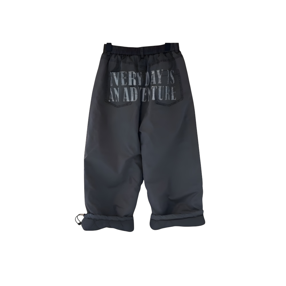 "ADVENTURE" PUFFY PANTS