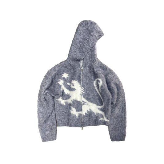 “GRIFFIN KNIT” ZIP-UP HOODIE