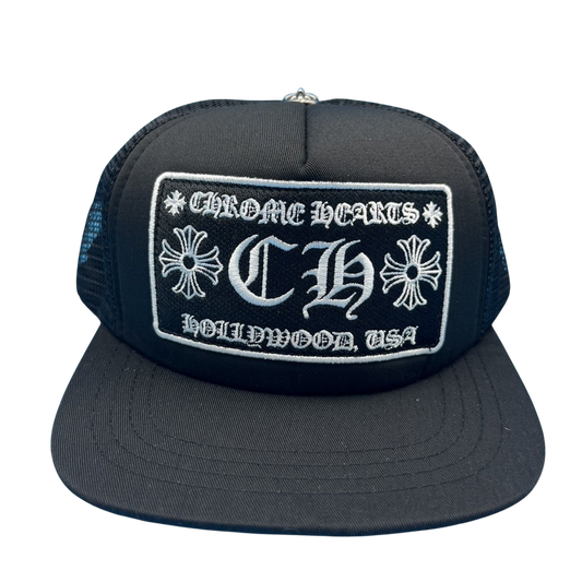 Gothic Cross Camo Trucker